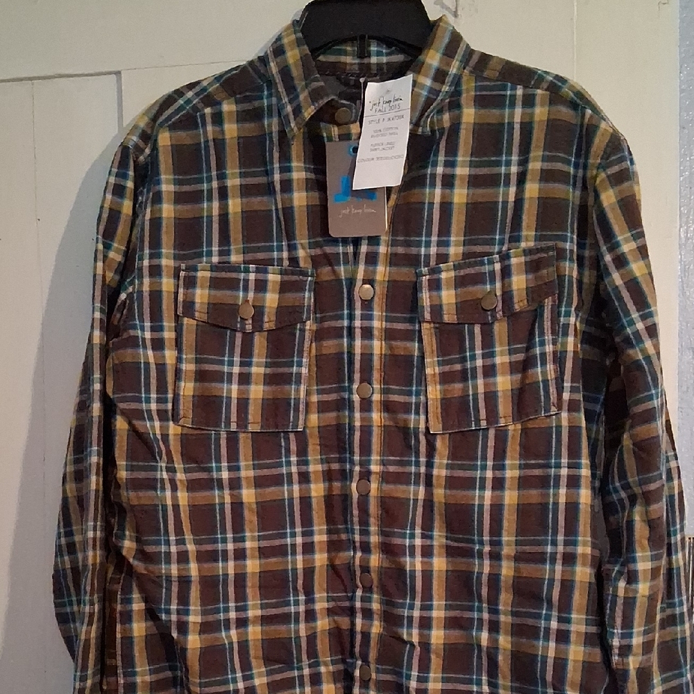 Just Keep Livin Plaid Button-Up Shirt